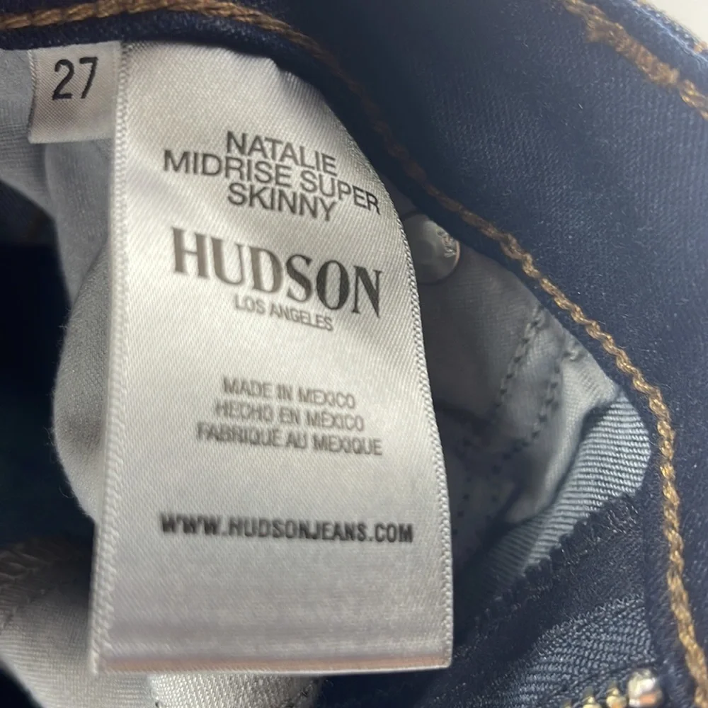 Hudson Jeans Krista Low Rise Ankle Straight Leg Jeans - Picture 10 of 12